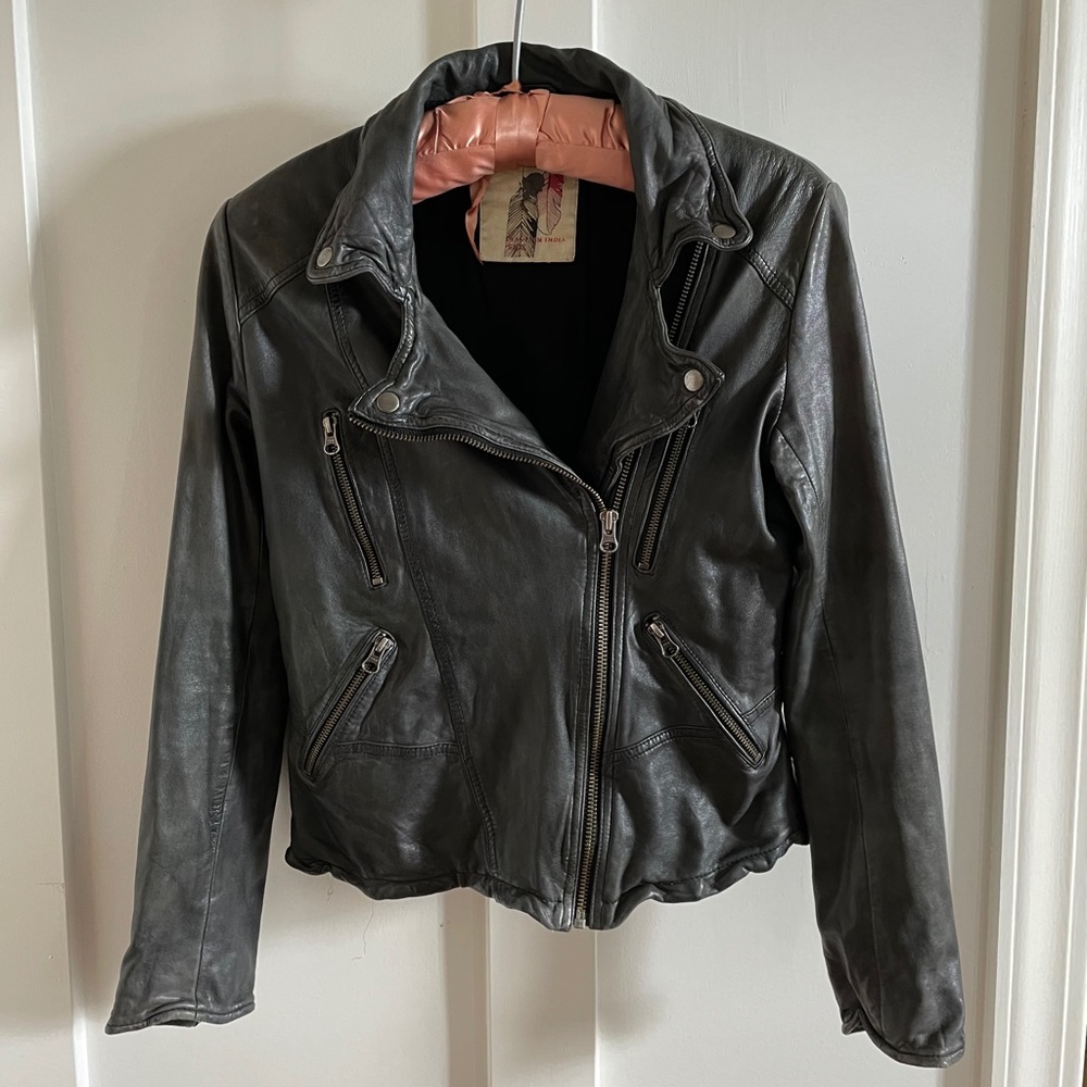 Free People Authentic Leather Jacket